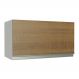 Armário De Cozinha Aéreo 100% MDF 60 cm 1 Porta Basculante Branco/Rustic Acordes Madesa