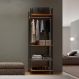 Guarda-Roupa Closet Modulado Lille Freijó e Preto