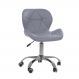 Cadeira Office Eiffel Slim Ajust vel Base Girat¢ria Cinza