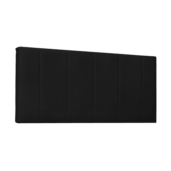 Cabeceira Painel Arizona Para Cama Box Queen 160 cm Corino Preto - D'Rossi