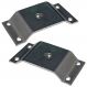 Kit 2 Chapinhas Chapa Elevada Fixação Pés Palito Rosca 5/16 Zincado G59