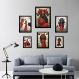 Kit 6 Quadros Orixá Iansã