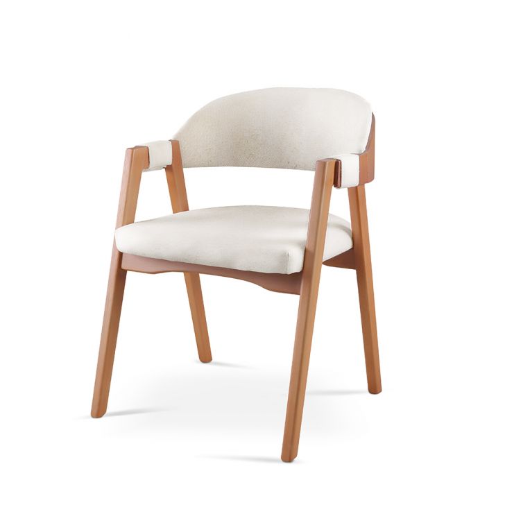 Cadeira Para Mesa de Jantar Gaia - Linho Nude