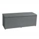 Calçadeira Recamier Baú King 1,95m Berlim Suede Cinza - Pallazio