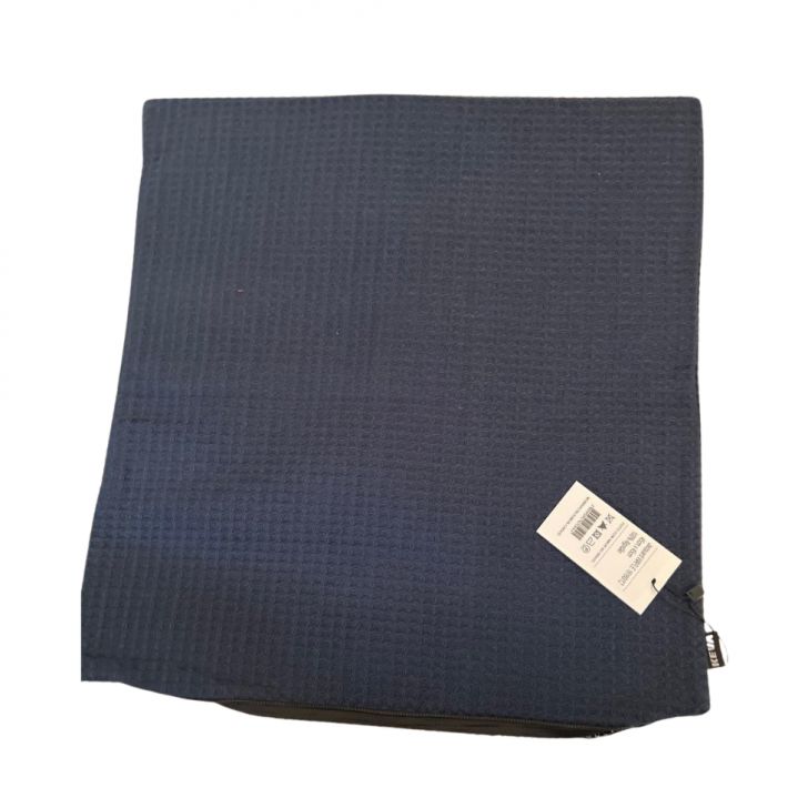 Almofada Jacquard Nouveau Waffle 45x45 Azul Marinho