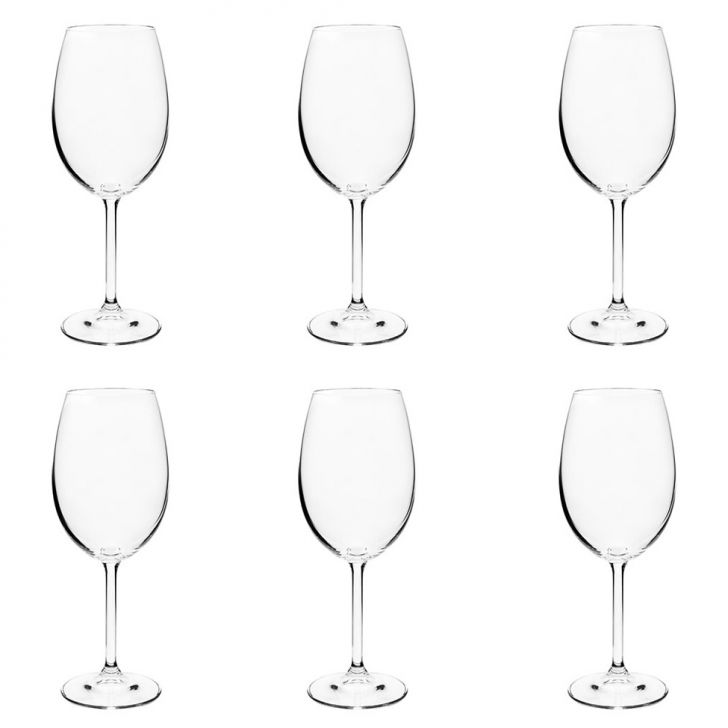 Jogo De Taças Para Vinho 6 Peças Gastro