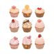 Adesivo Decorativo de Cozinha - Cupcakes - 203cz-G