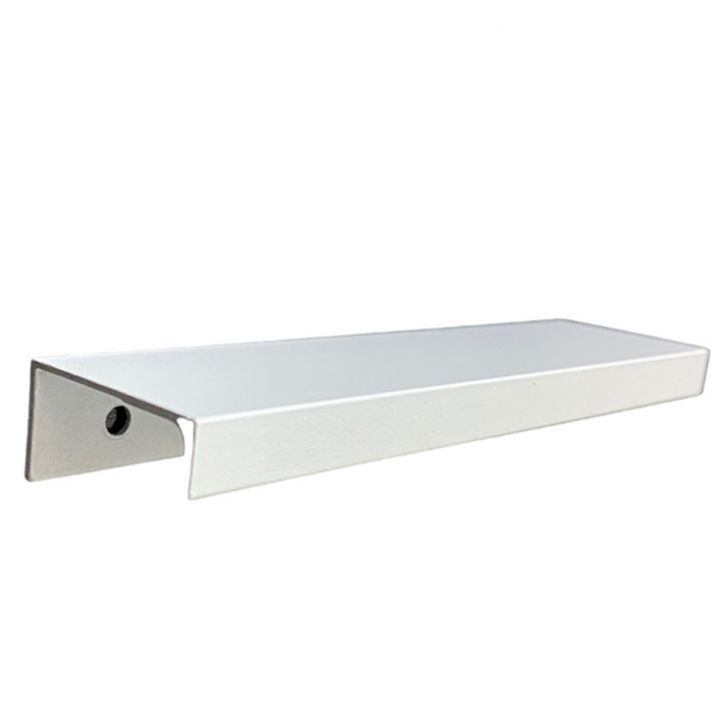 Kit 30 Puxadores para Móveis Clean Reto Alumínio Branco 125mm Aluminium Decor