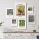 Kit 6 Quadros Decorativos Arte Monet