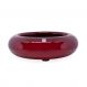 Vaso Bacia Decorativo Redondo Vermelho Lira M 13x40 cm - D'Rossi