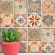 Adesivos de Azulejos Ladrilhos Hidráulicos Modelo 127-10x10cm