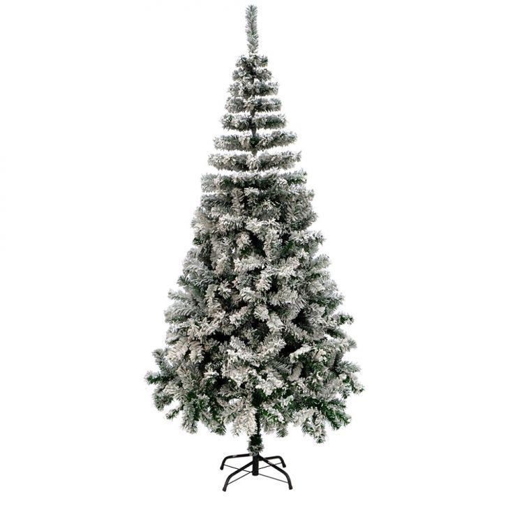 Árvore Natalina 600 Galhos Verde e Branca 180 cm