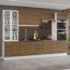 Armário de Cozinha Completa 340cm Branco/Rustic Stella Madesa 01