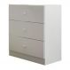 Comoda Infantil 03 Gavetas Louise Branco REAJL Moveis