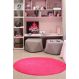 Tapete Para Sala e Quarto Classic Teen Redondo Pink 2,00m 1 Peça - Oásis