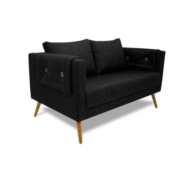 Namoradeira Liv Linho Preta