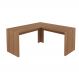 Mesa Angular para Escritório Home Office ME4116 MDP Amendoa G69 - Gran Belo