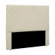 Cabeceira Decorativa Queen Size 1,60M Baelon Veludo Bege G63 - Gran Belo