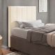 Cabeceira Solteiro Cama Box 90cm para Quarto Malibu Suede Bege M11 - D'Rossi