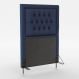 Cabeceira Pegasus 90 Para Cama de Solteiro Sued Azul Marinho Aradecor