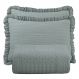 Colcha King Malvinni Micropercal 300 Fios 3 Peças - Cinza