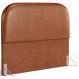 Cabeceira Cama Box Casal 140cm Orgânica Lanna W01 Couríssimo Camel - Lyam Decor