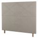 Cabeceira Cama Box Casal Queen Size Cairo 160cm Veludo Bege - Desk Design