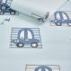 Papel De Parede Vinilico Lavavel Infantil Azul Carros