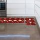 Kit Tapete de Natal para Cozinha 2 peças Lembranças Natalinas