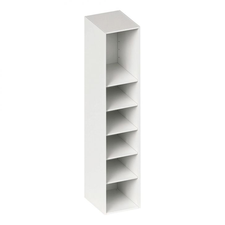 Guarda-roupa Modulado New Tuyo 5 Prateleiras Branco 45 Cm