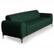 Sofá 300cm 4 Lugares Pés Preto Molino C-117 Linho Verde Musgo - Domi