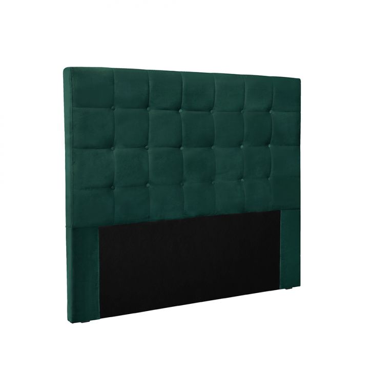 Cabeceira Solteiro Verona Veludo Verde