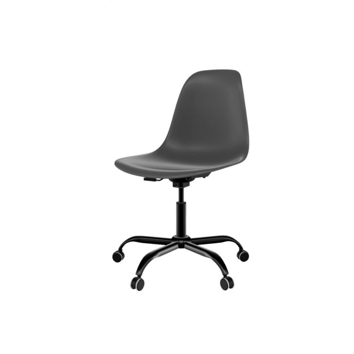 Cadeira Eames Office Konkret e Preta