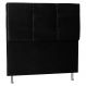 Cabeceira King 1,95m Tóquio Suede Preto - Pallazio