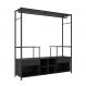 Guarda-Roupa Closet Modulado Barcelona Casal 2 GV Preto