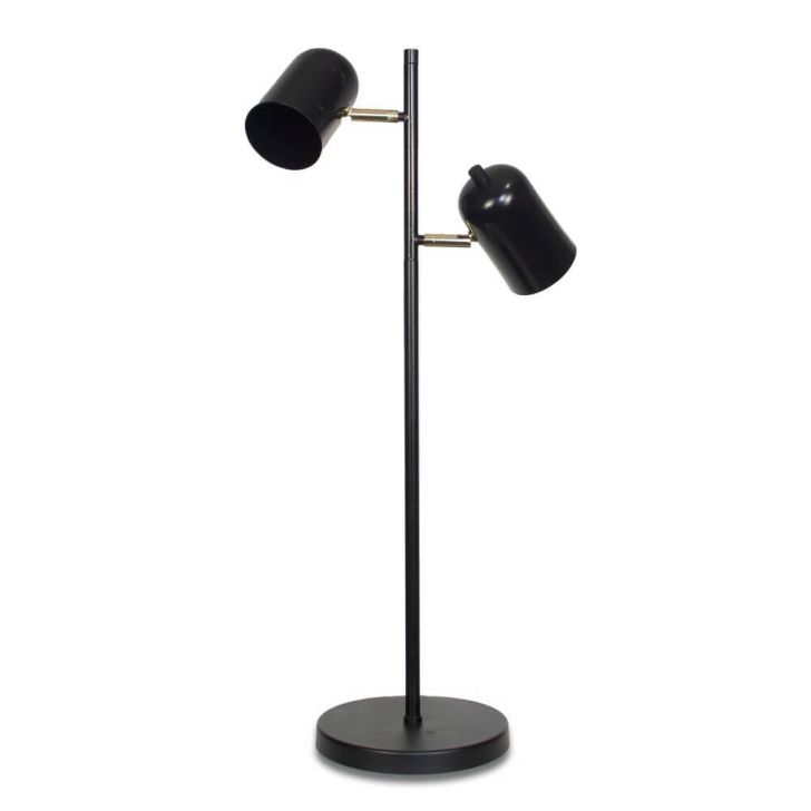 Luminária de Mesa Abajur Anne Dupla Preto
