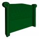 Cabeceira Sienna Super King Luxo Suede Verde