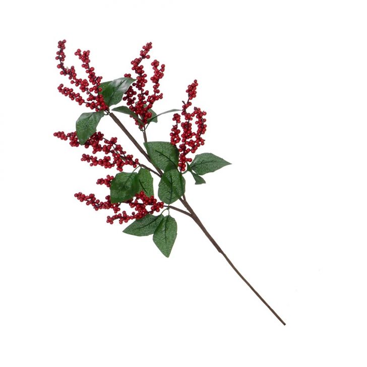 Galho Natalino Vermelho e Verde