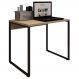 Mesa Para Escritório e Home Office Industrial Soft 90 cm F01 Nature Fosco - Lyam Decor