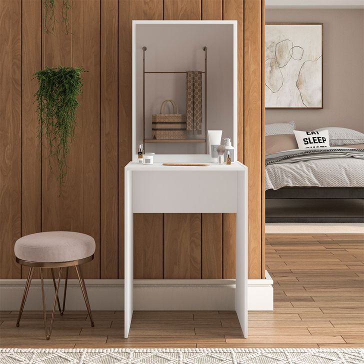 Penteadeira com Espelho Porto Branca