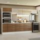 Armário de Cozinha Completa 100% MDF 310 cm Branco/Rustic/Crema Smart 02
