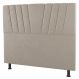 Cabeceira Cama Box Casal Queen Size Dublin 160cm Linho Bege - Desk Design