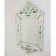 Espelho Veneziano decorativo, sala, Luiz XV Plus Verde 63x119