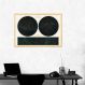 Quadro Constelações 2 Hemisferios 1877 43x30 Caixa Marfim