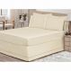 Saia P/ Cama Box Solteiro 01 Peça Palha - Bordados Ricardo
