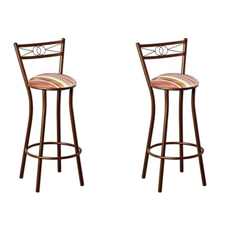 Conjunto com 2 Banquetas Belle II Marrom