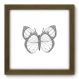 Quadro Decorativo - Borboleta - 069qdsm