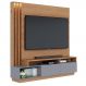 Estante Home Tv 65 Pol 180 cm 2 Portas Humaita Freijo Cinza Colibri