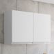 Armário de Cozinha Aéreo 80cm Com 2 Portas Andréia Branco - AJL Móveis
