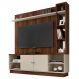 Estante Home Theater Até 65 Polegadas Pilar Havana Off White